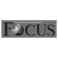 Logo Focus, black & white